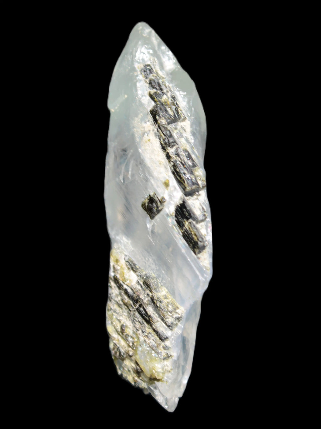Clear Quartz with Green Tourmaline 34.8g Rocks and Things