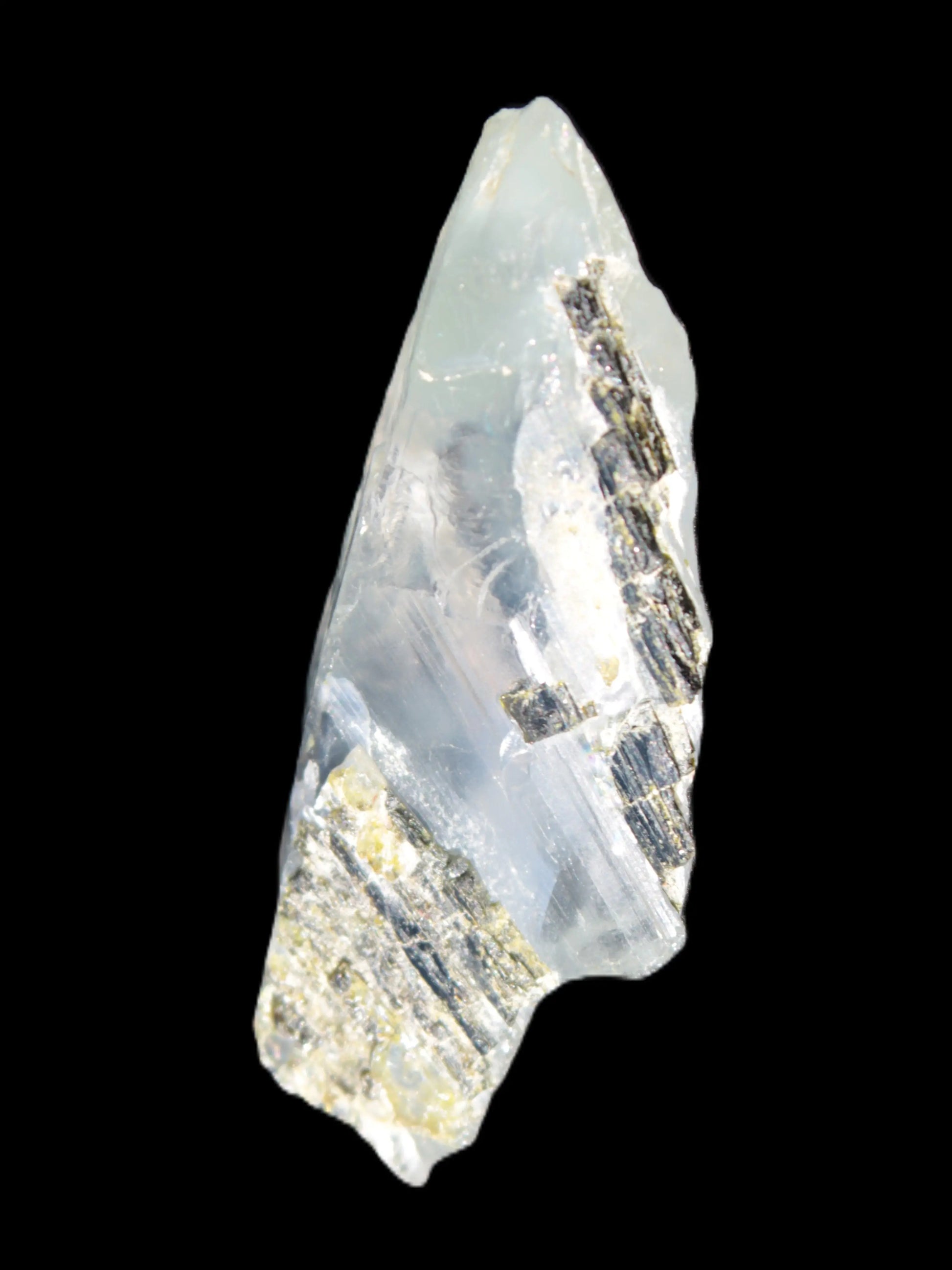 Clear Quartz with Green Tourmaline 34.8g Rocks and Things