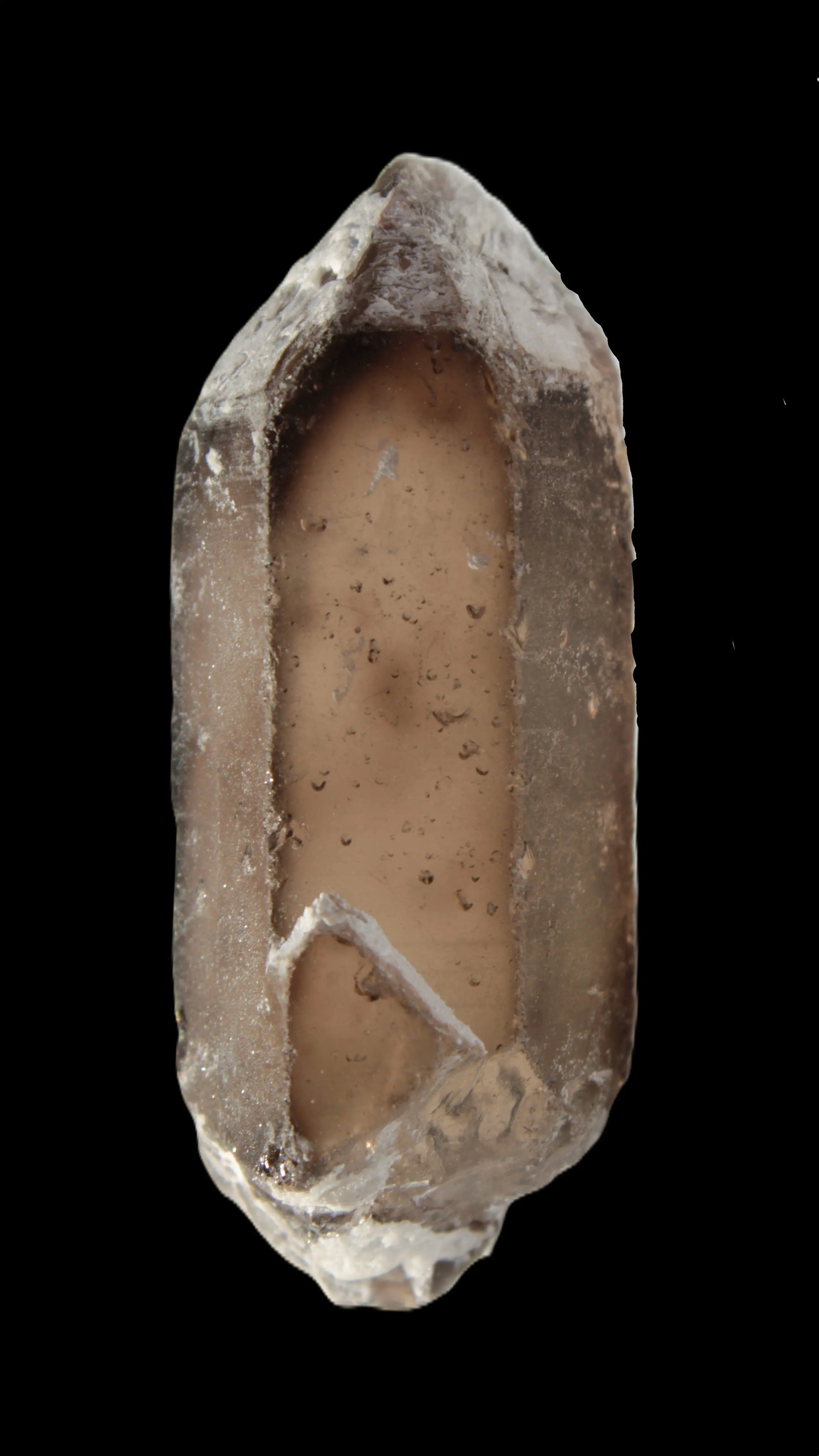 Clear Smoky Quartz double terminated crystal 47mm 120.5ct 24.1g Rocks and Things Store