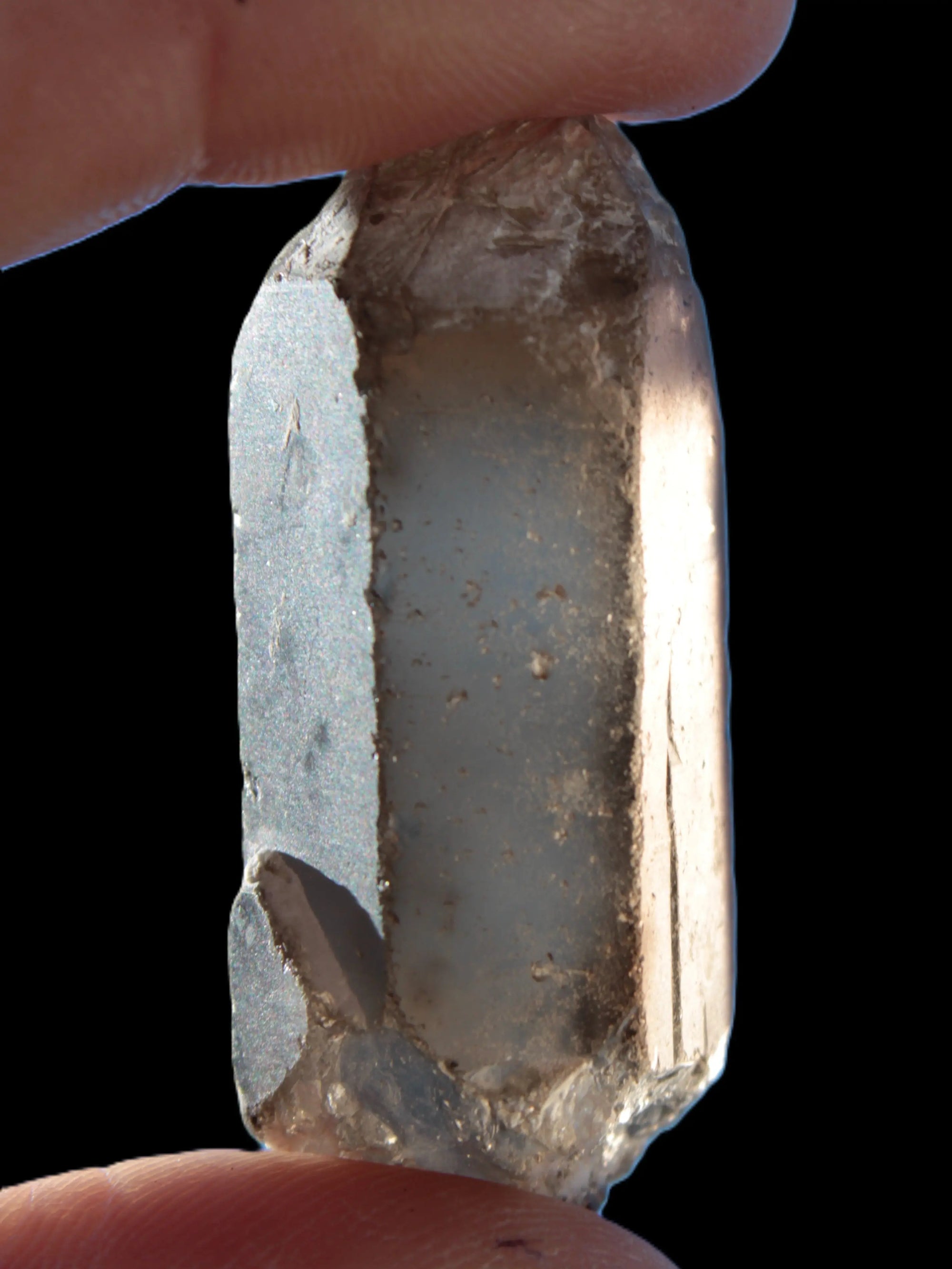 Clear Smoky Quartz double terminated crystal 47mm 120.5ct 24.1g Rocks and Things Store