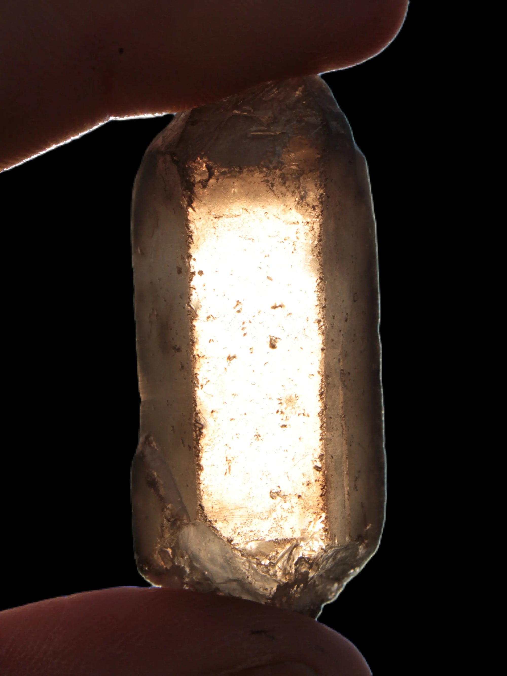 Clear Smoky Quartz double terminated crystal 47mm 120.5ct 24.1g Rocks and Things Store