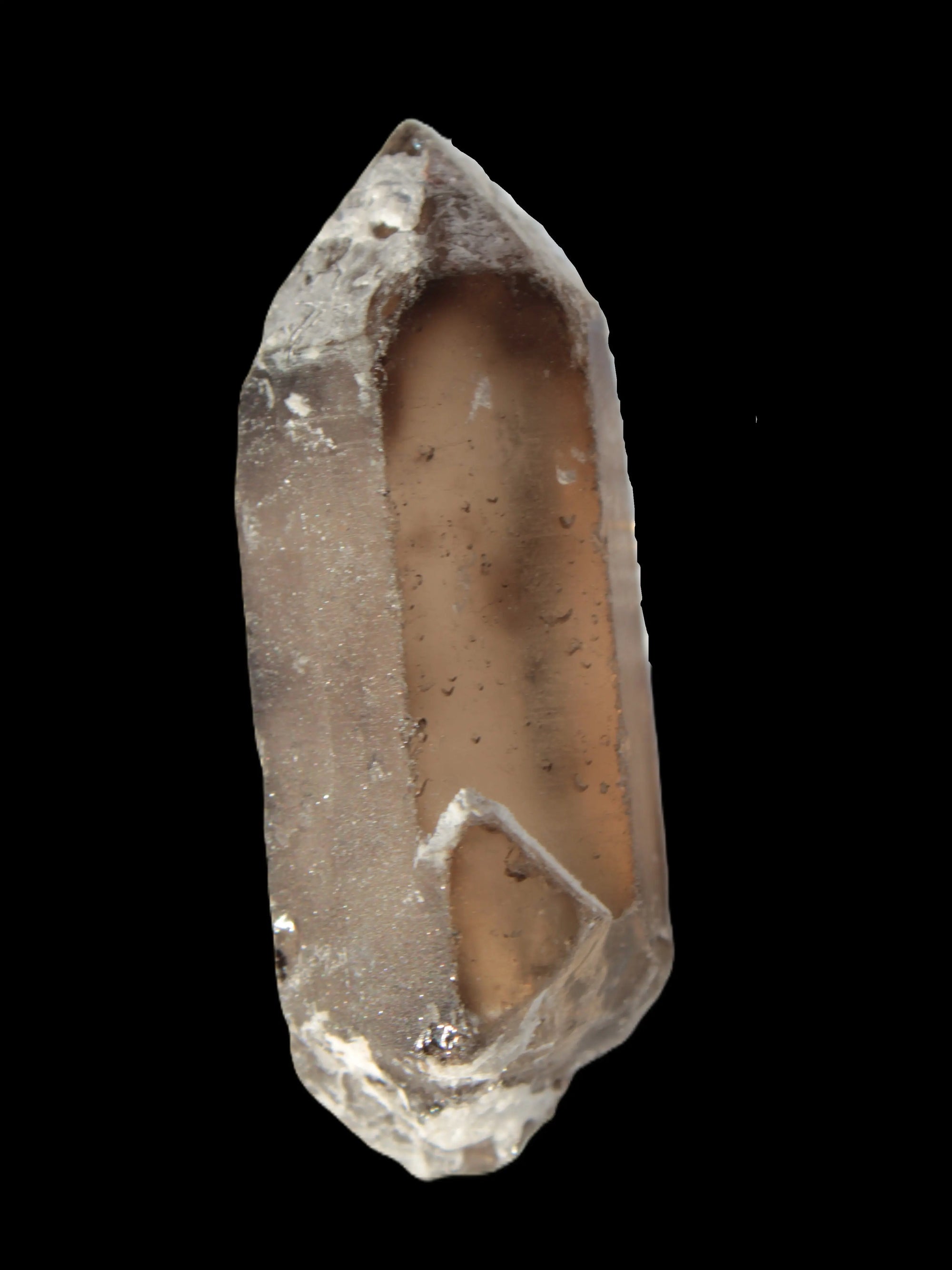 Clear Smoky Quartz double terminated crystal 47mm 120.5ct 24.1g Rocks and Things Store