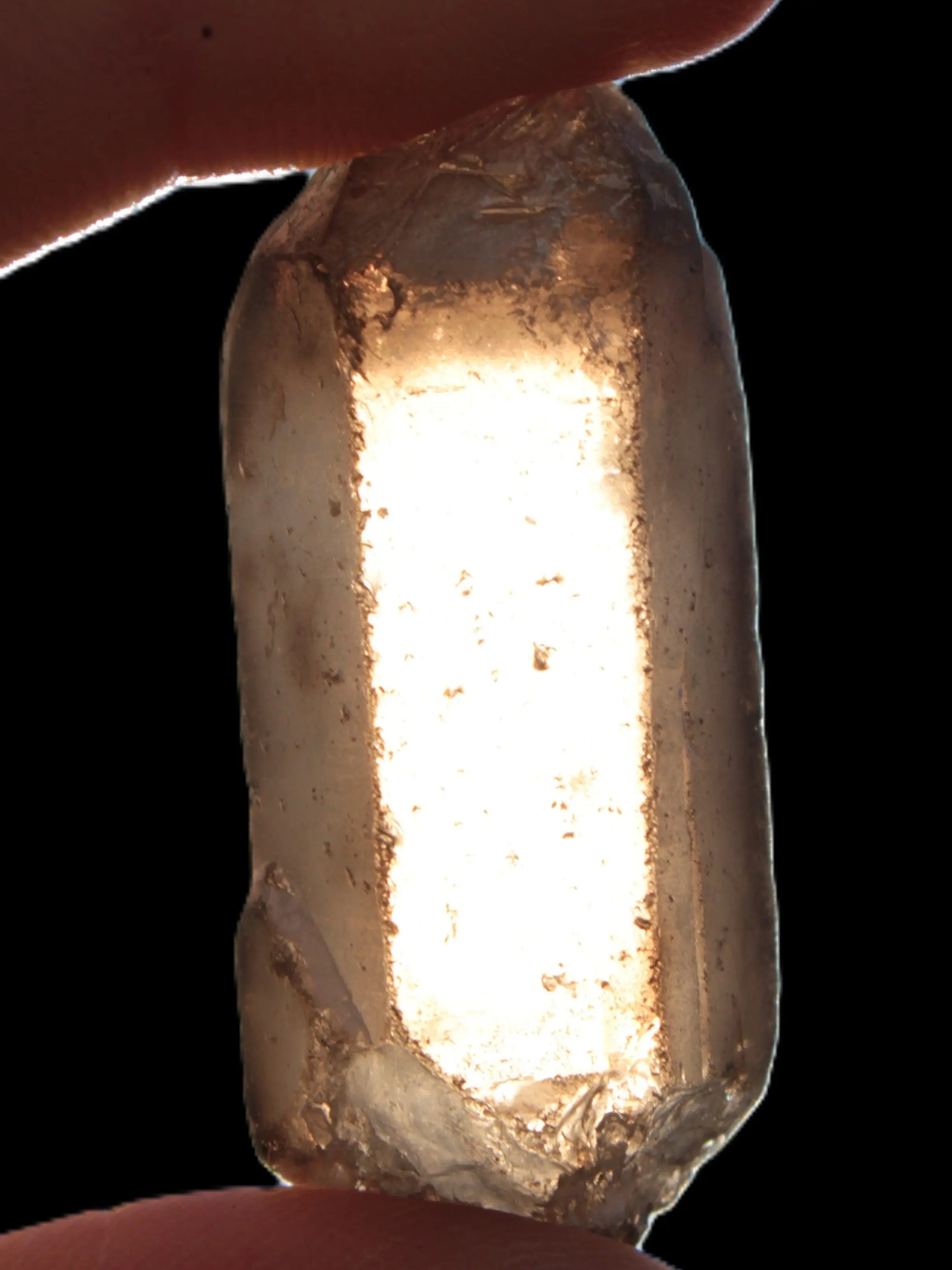 Clear Smoky Quartz double terminated crystal 47mm 120.5ct 24.1g Rocks and Things Store