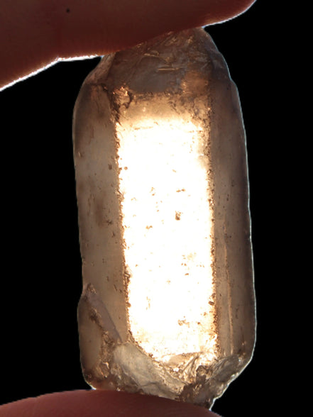 Clear Smoky Quartz double terminated crystal 47mm 120.5ct 24.1g Rocks and Things Store