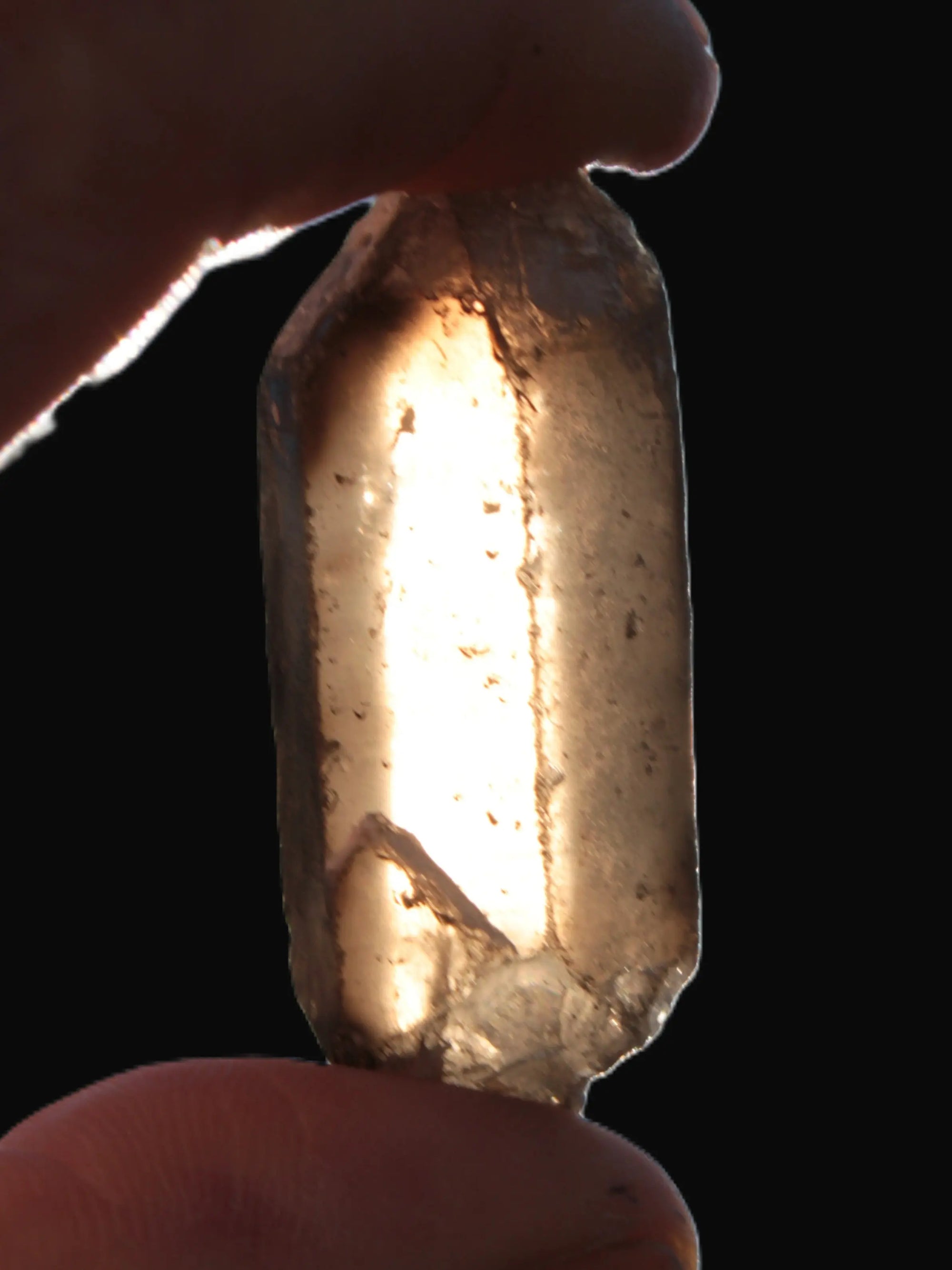 Clear Smoky Quartz double terminated crystal 47mm 120.5ct 24.1g Rocks and Things Store