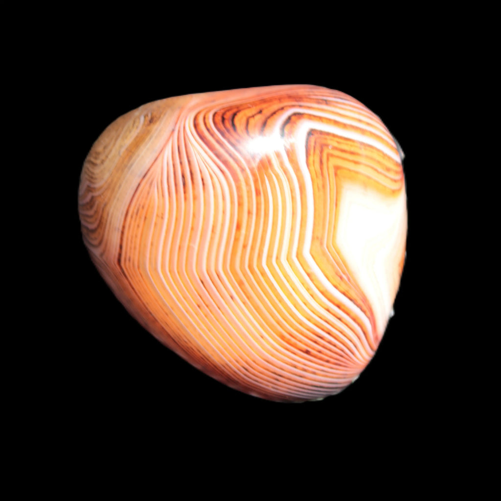 Crazy Lace Silk Banded Agate stone from Madagascar range 44-63g Rocks and Things Store
