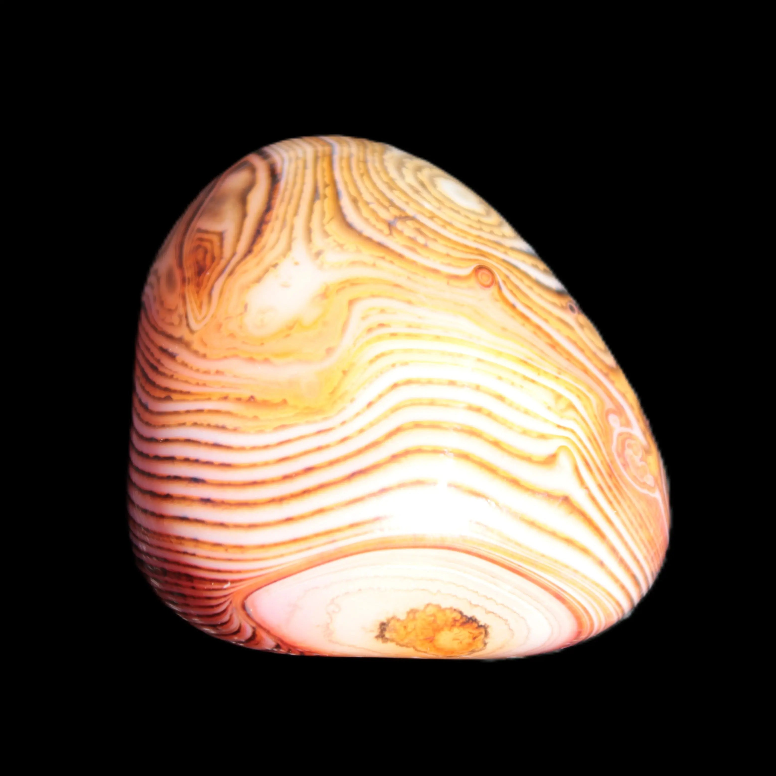 Crazy Lace Silk Banded Agate stone from Madagascar range 44-63g Rocks and Things Store