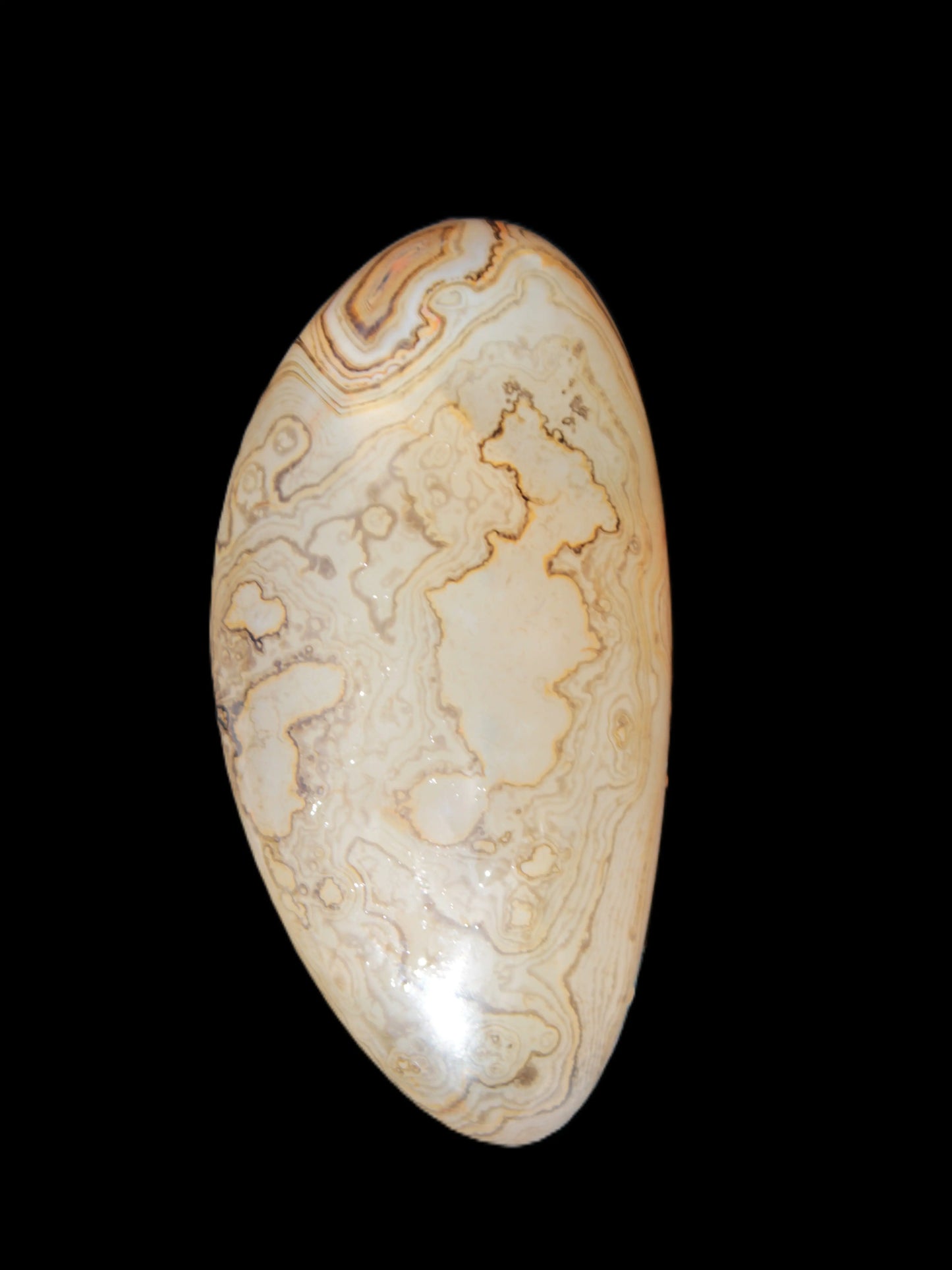 Crazy Lace Silk Banded Agate stone from Madagascar range 44-63g Rocks and Things Store