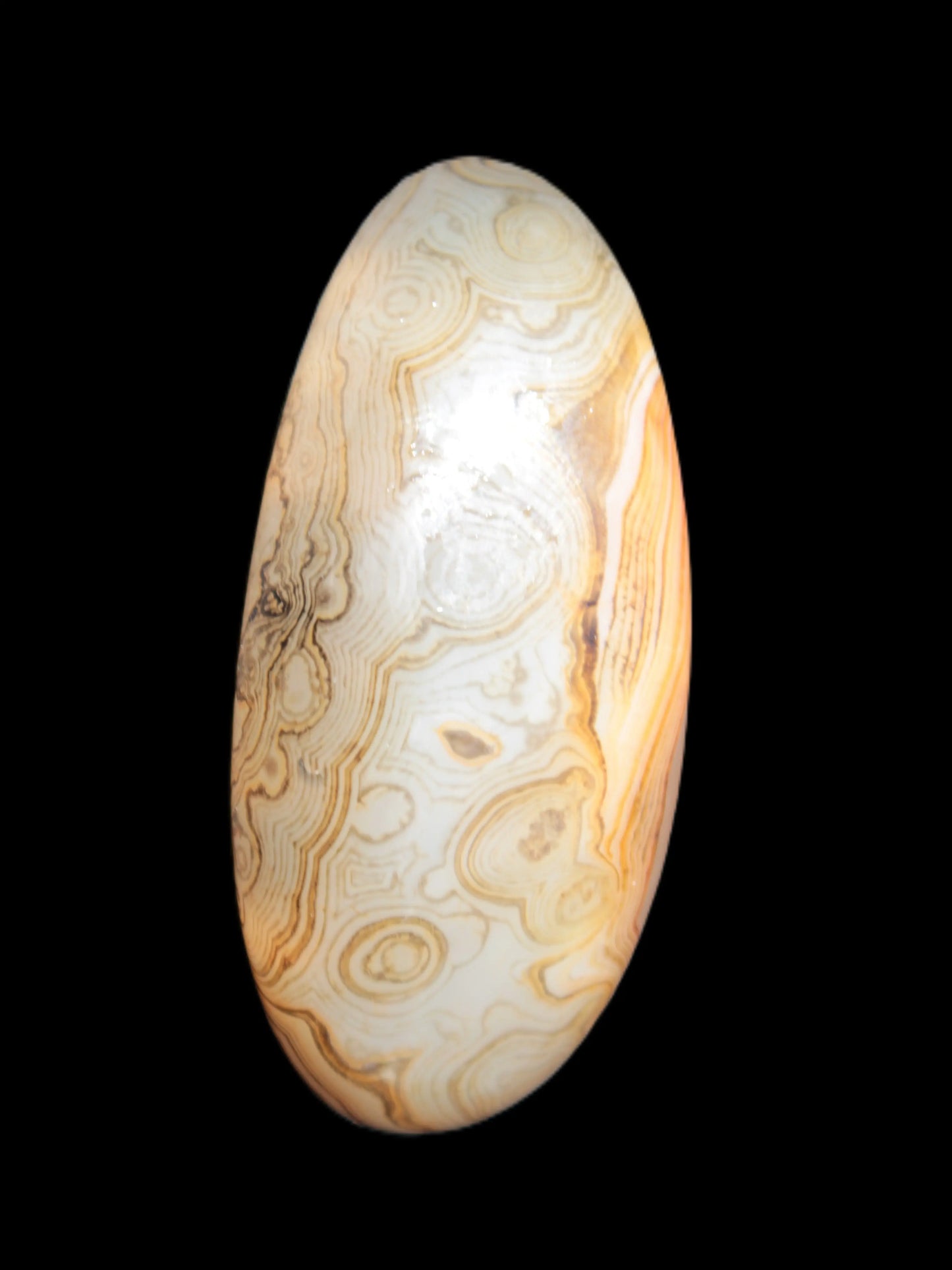 Crazy Lace Silk Banded Agate stone from Madagascar range 44-63g Rocks and Things Store