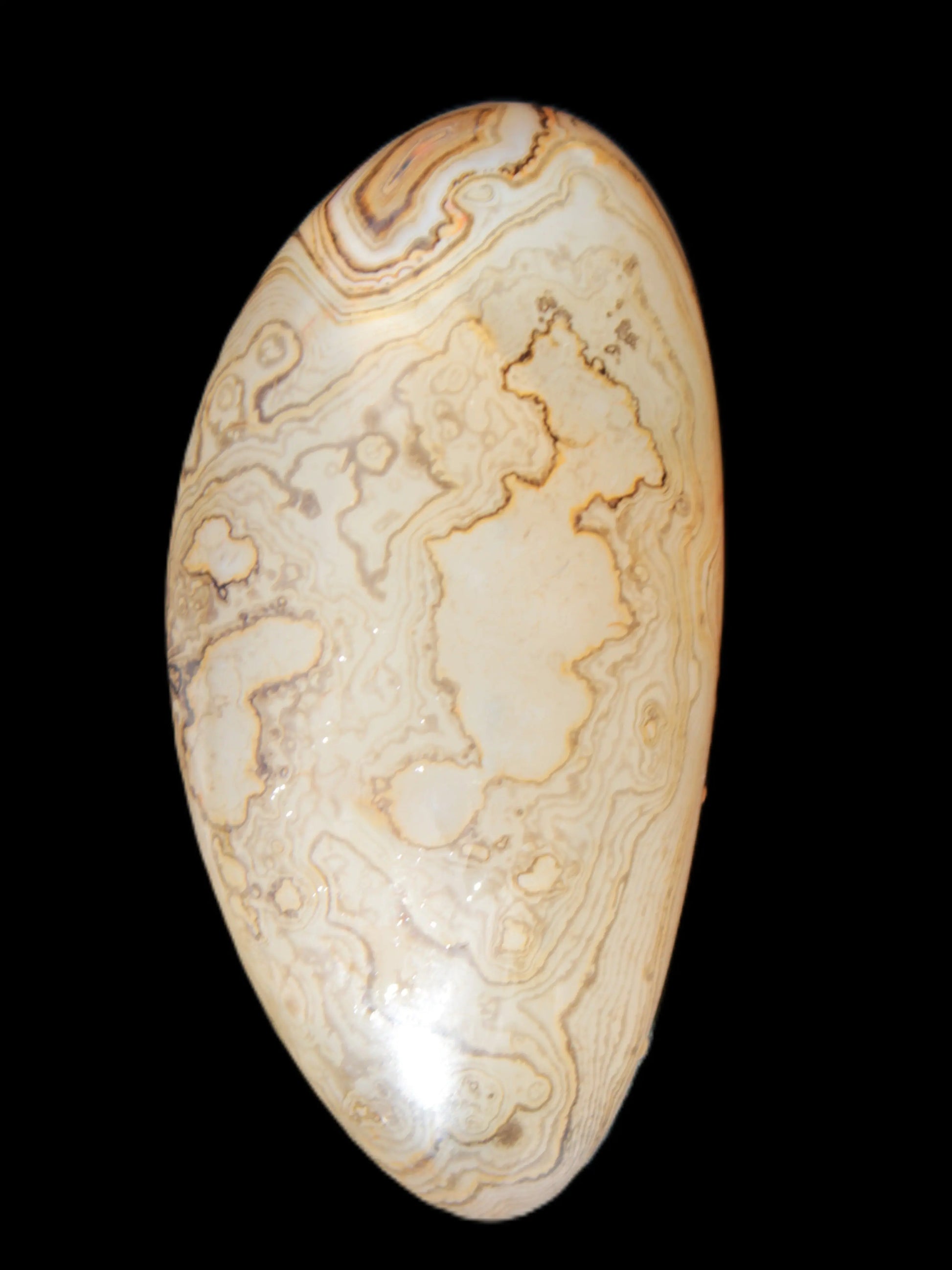 Crazy Lace Silk Banded Agate stone from Madagascar range 44-63g Rocks and Things Store