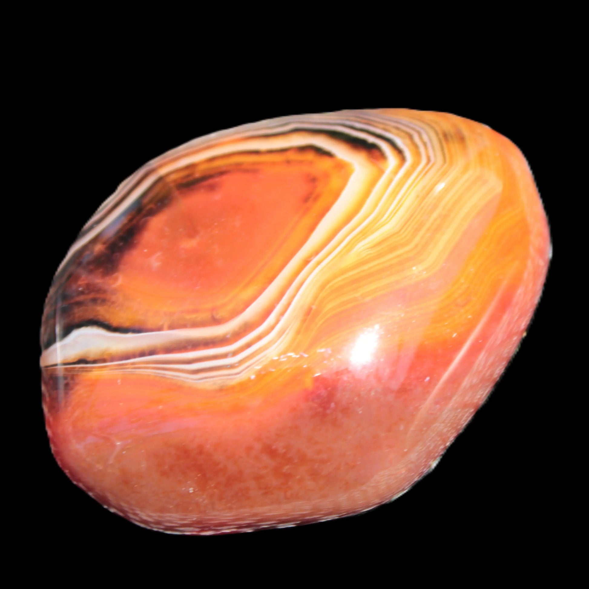 Crazy Lace Silk Banded Agate stone from Madagascar range 44-63g Rocks and Things Store