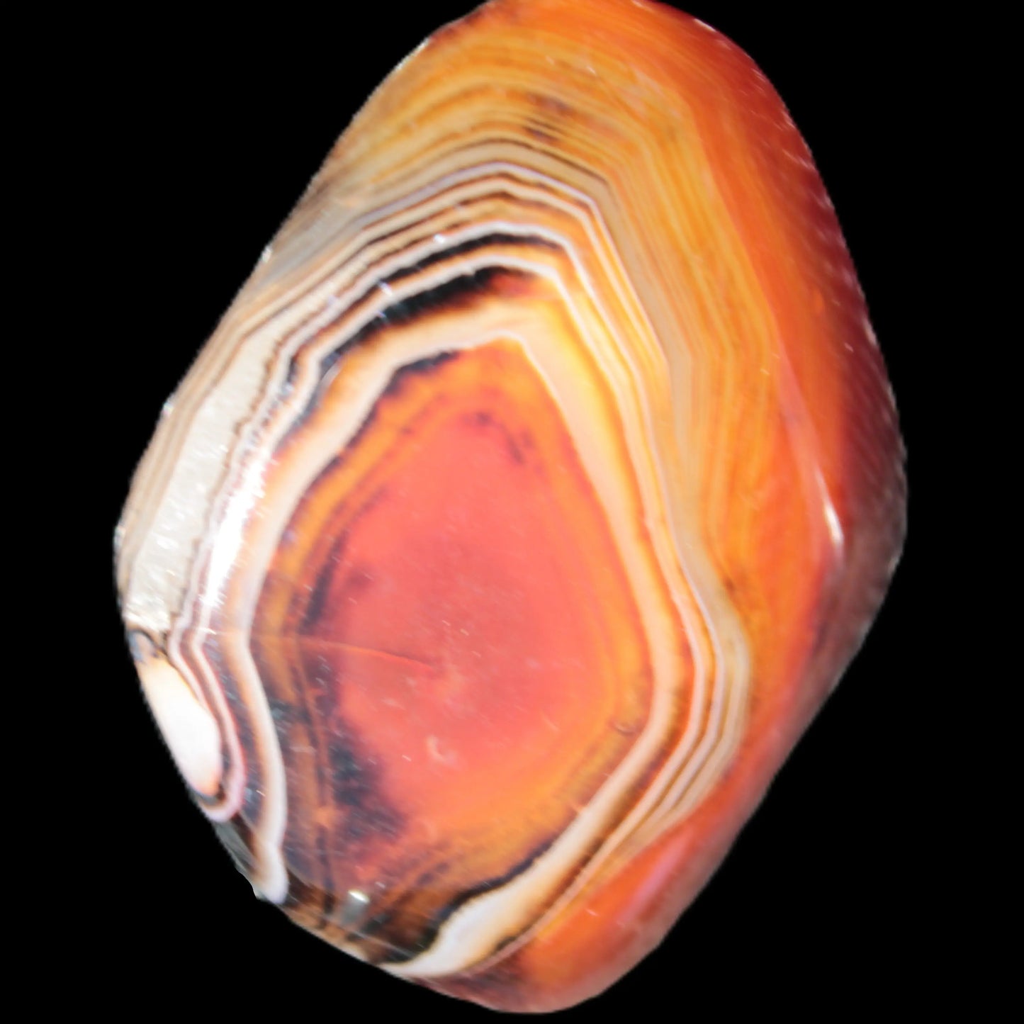 Crazy Lace Silk Banded Agate stone from Madagascar range 44-63g Rocks and Things Store