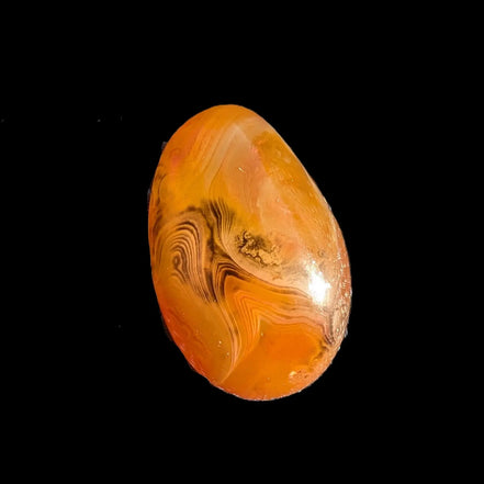 Crazy Lace Silk Banded Agate tumbled stone from Madagascar 35*54mm 68g Rocks and Things