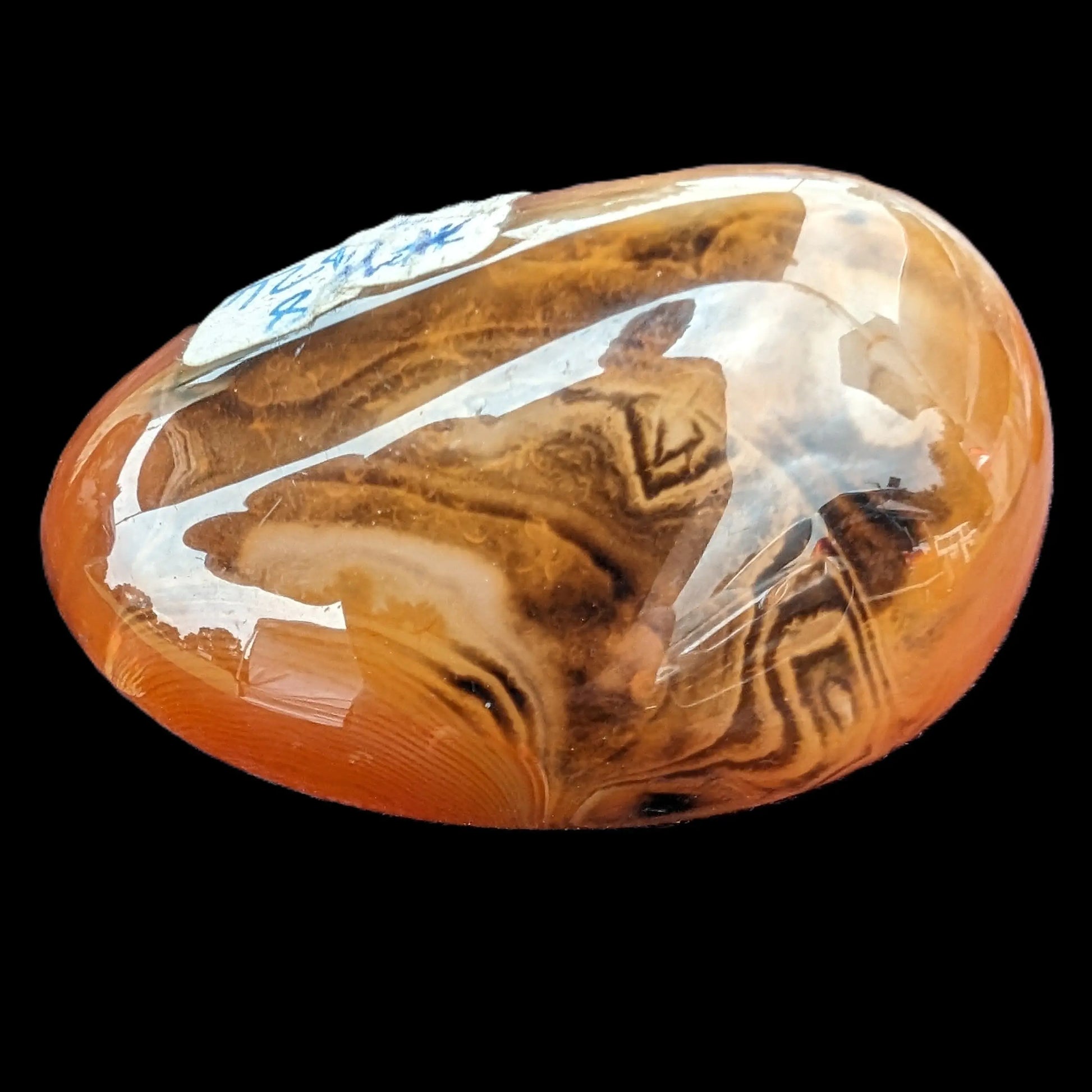 Crazy Lace Silk Banded Agate tumbled stone from Madagascar 66.3g Rocks and Things