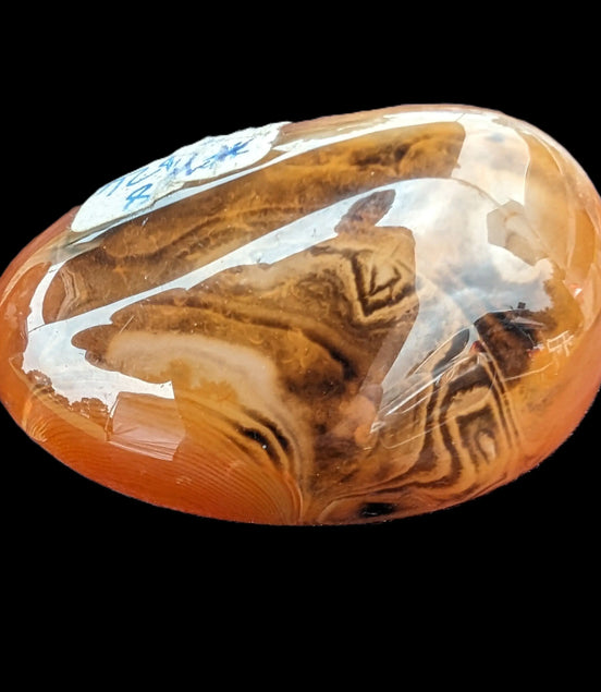 Crazy Lace Silk Banded Agate tumbled stone from Madagascar 66.3g Rocks and Things