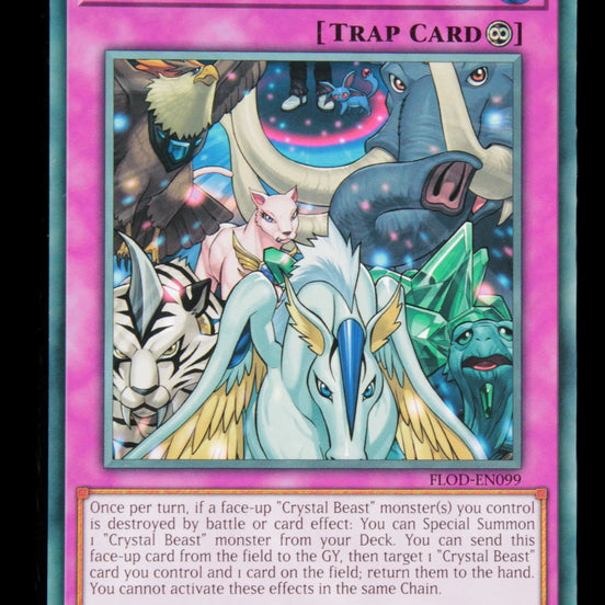 Crystal Conclave common 1st edition YuGiOh card FLOD-EN099 Rocks and Things