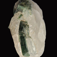 Curved Green Tourmaline crystal on Quartz 123ct  24.6g Rocks and Things Store