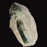 Curved Green Tourmaline crystal on Quartz 123ct  24.6g Rocks and Things Store
