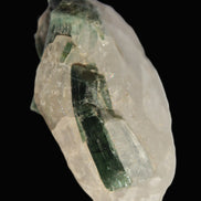 Curved Green Tourmaline crystal on Quartz 123ct  24.6g Rocks and Things Store