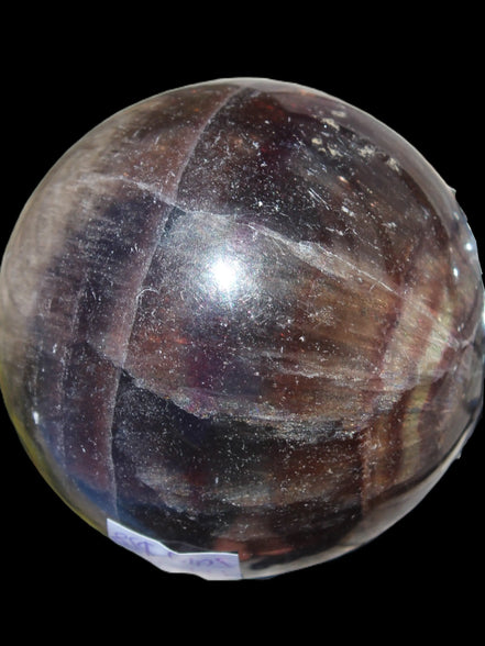 Dark Fluorite sphere 504g Rocks and Things