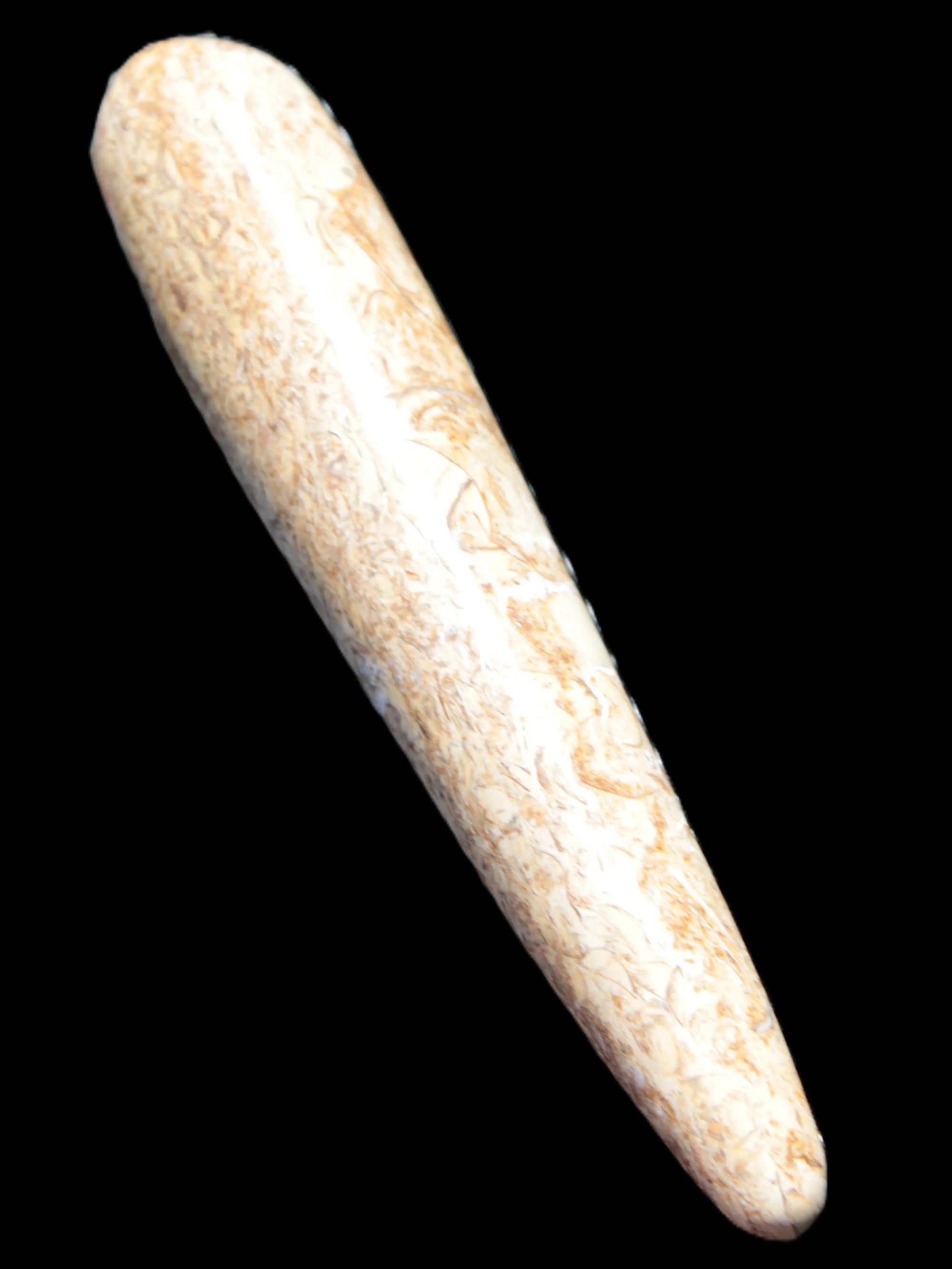 Dinosaur Bone Fossil massage wand from Madagascar 140mm 134g Rocks and Things Store