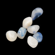 Dumortierite Blue hair Quartz 7 tiny crystals 7-9g Rocks and Things