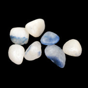 Dumortierite Blue hair Quartz 7 tiny crystals 7-9g Rocks and Things