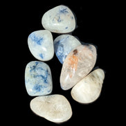 Dumortierite Blue hair Quartz 7 tiny crystals 7-9g Rocks and Things