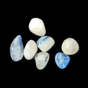 Dumortierite Blue hair Quartz 7 tiny crystals 7-9g Rocks and Things