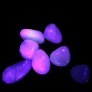 Dumortierite Blue hair Quartz 7 tiny crystals 7-9g Rocks and Things