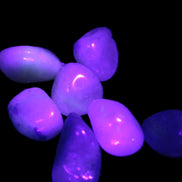 Dumortierite Blue hair Quartz 7 tiny crystals 7-9g Rocks and Things