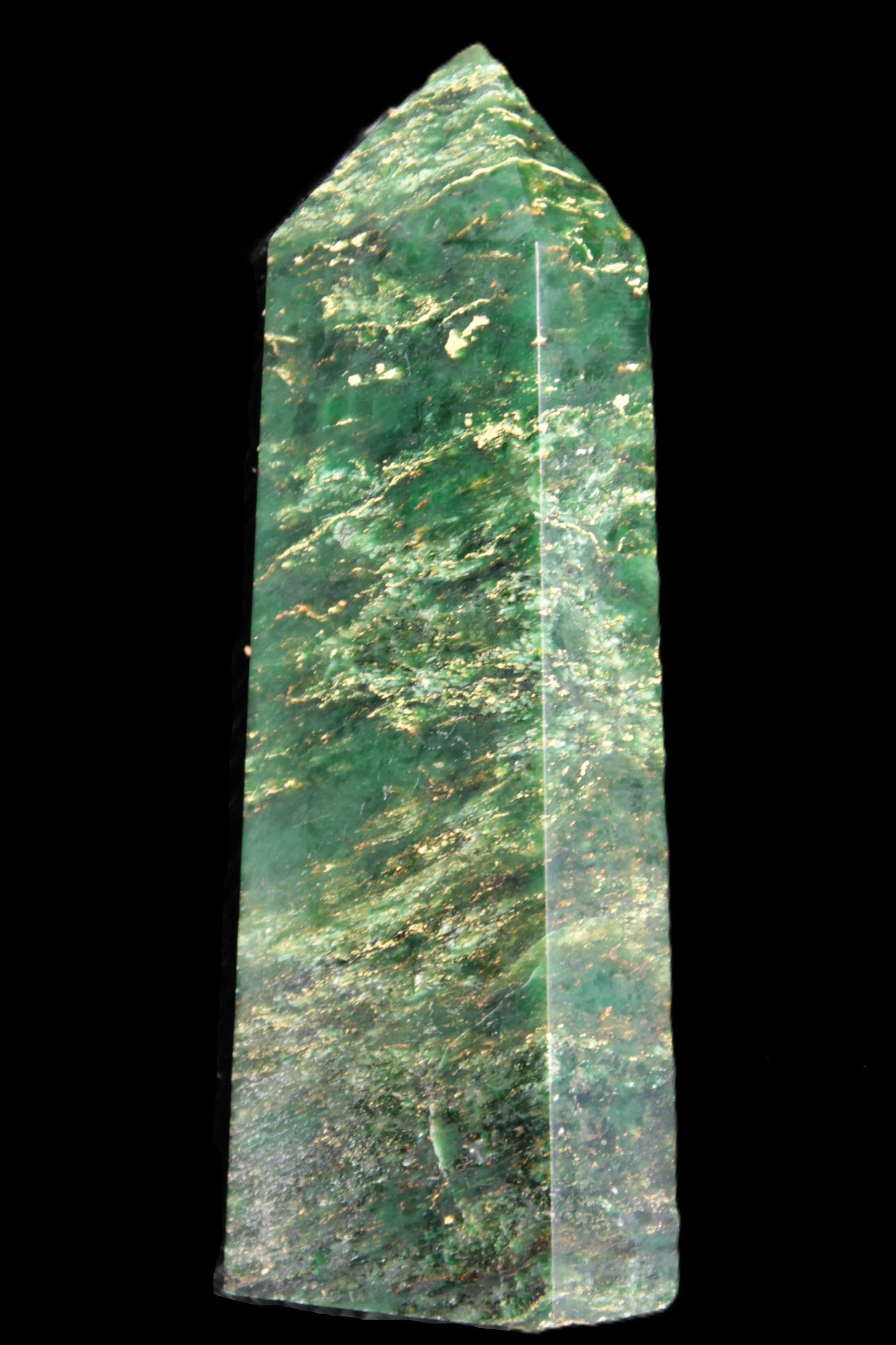 Emerald Quartz obelisk 115mm 263g Rocks and Things Store