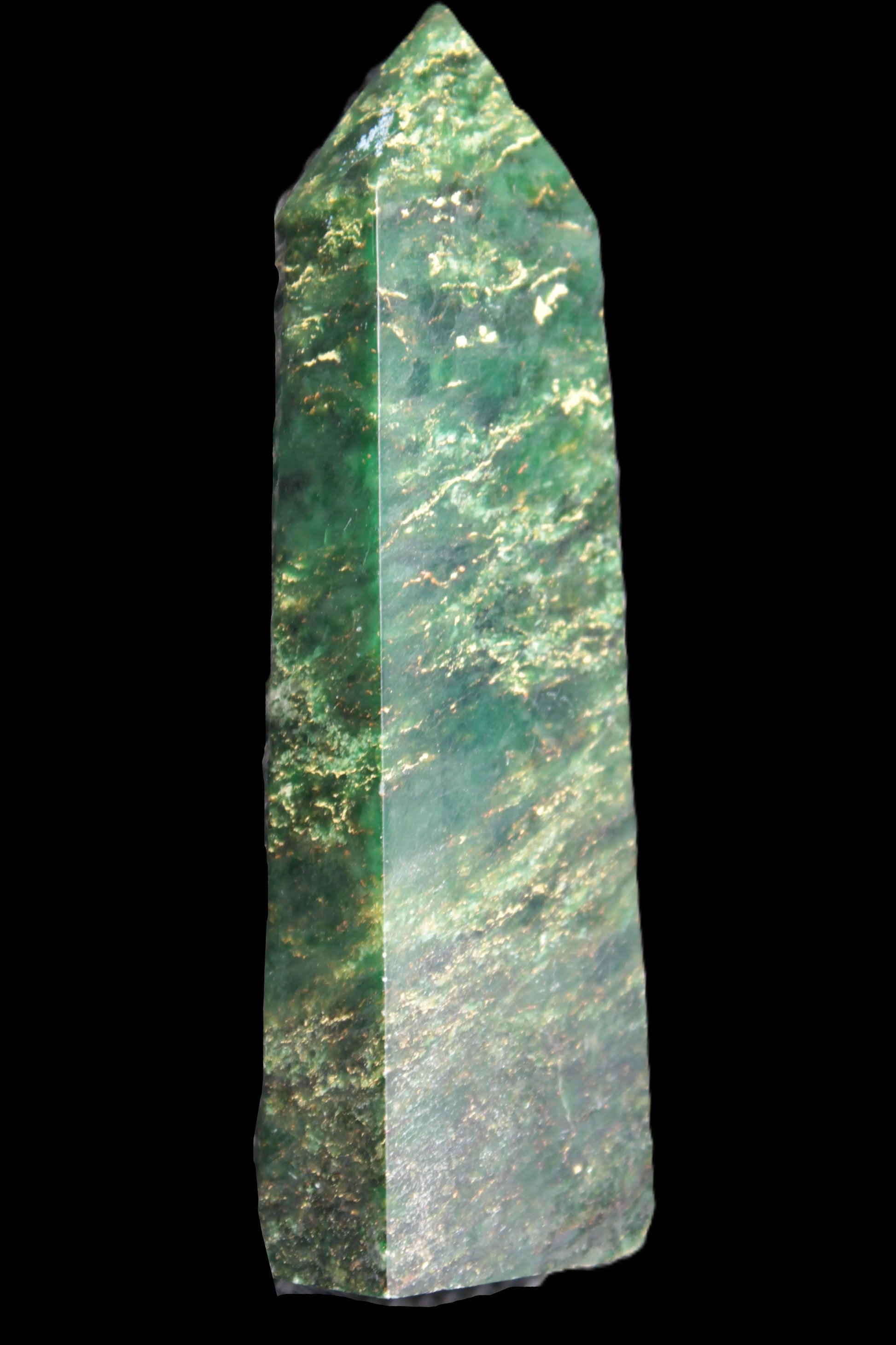 Emerald Quartz obelisk 115mm 263g Rocks and Things Store