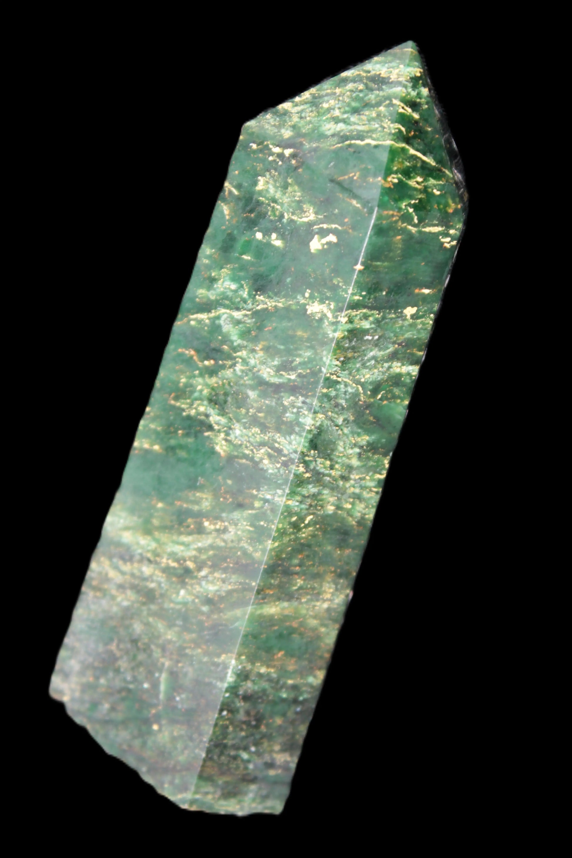 Emerald Quartz obelisk 115mm 263g Rocks and Things Store