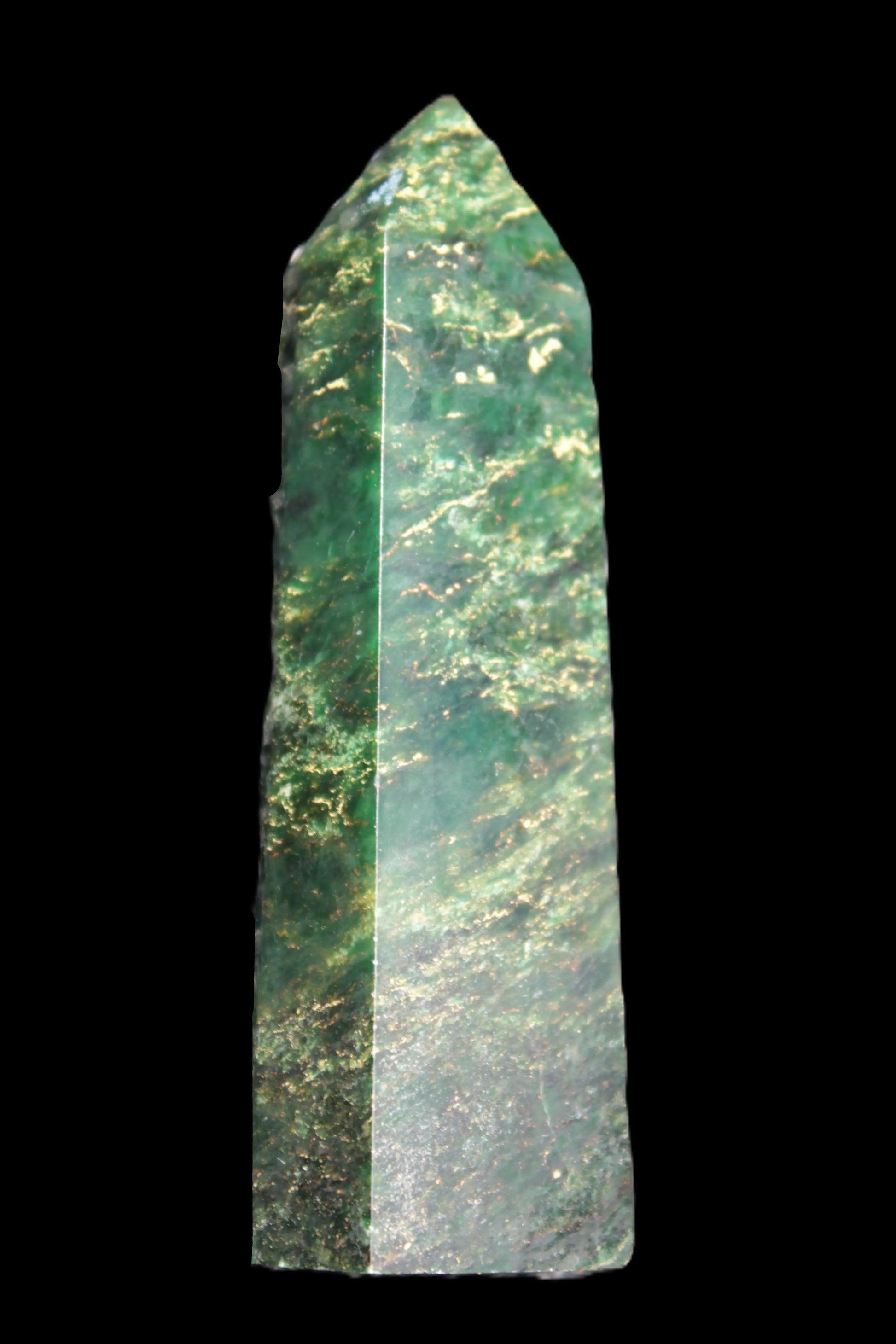 Emerald Quartz obelisk 115mm 263g Rocks and Things Store