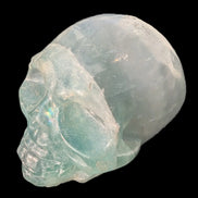 Fluorite hand-carved skull 652g - Rocks and Things Store