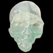 Fluorite hand-carved skull 652g - Rocks and Things Store