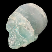 Fluorite hand-carved skull 652g - Rocks and Things Store
