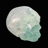 Fluorite hand-carved skull 652g - Rocks and Things Store