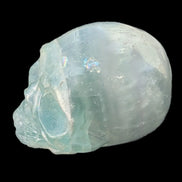 Fluorite hand-carved skull 652g - Rocks and Things Store