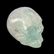 Fluorite hand-carved skull 652g - Rocks and Things Store