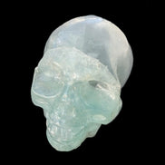 Fluorite hand-carved skull 652g - Rocks and Things Store