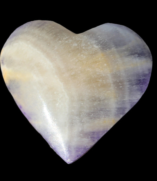 Calcite heart 70g - Rocks and Things Store