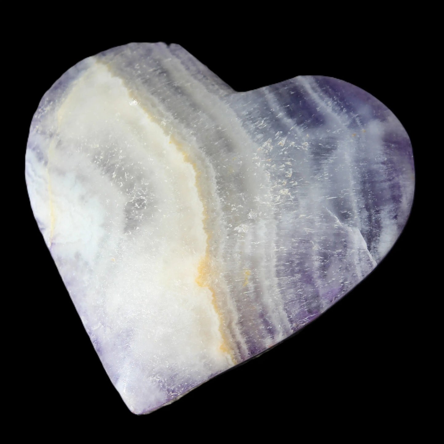 Fluorite heart 70g Rocks and Things