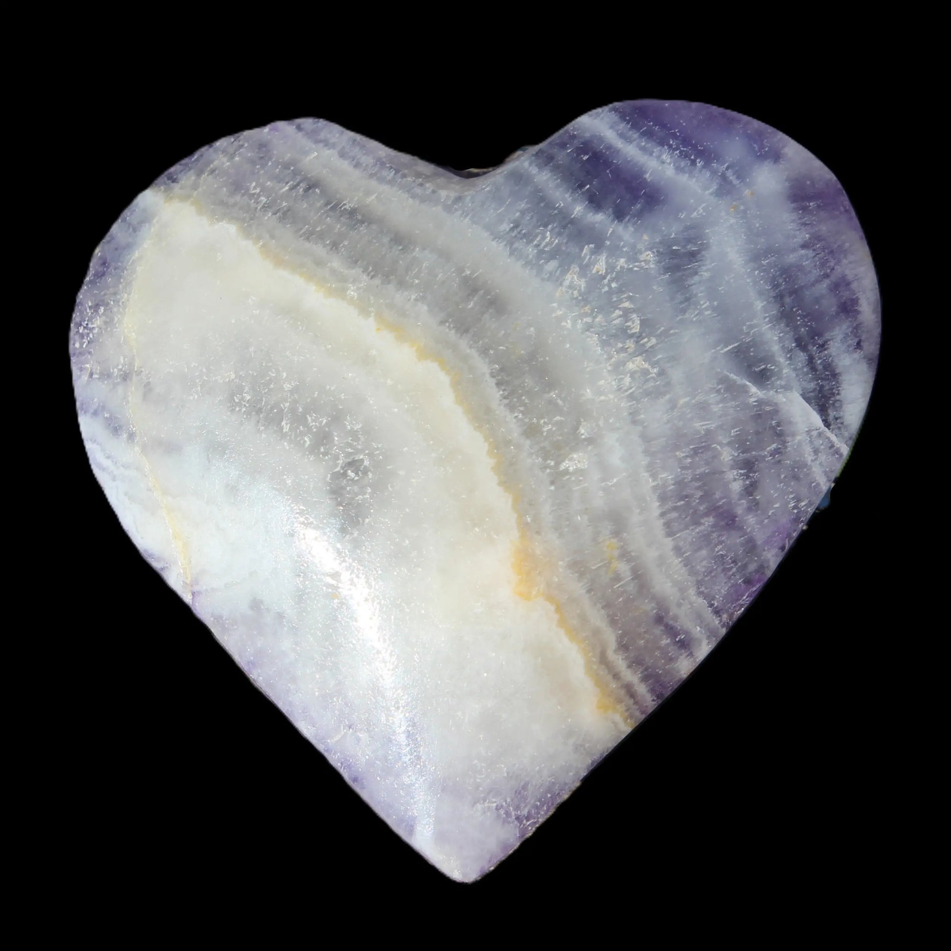 Fluorite heart 70g Rocks and Things