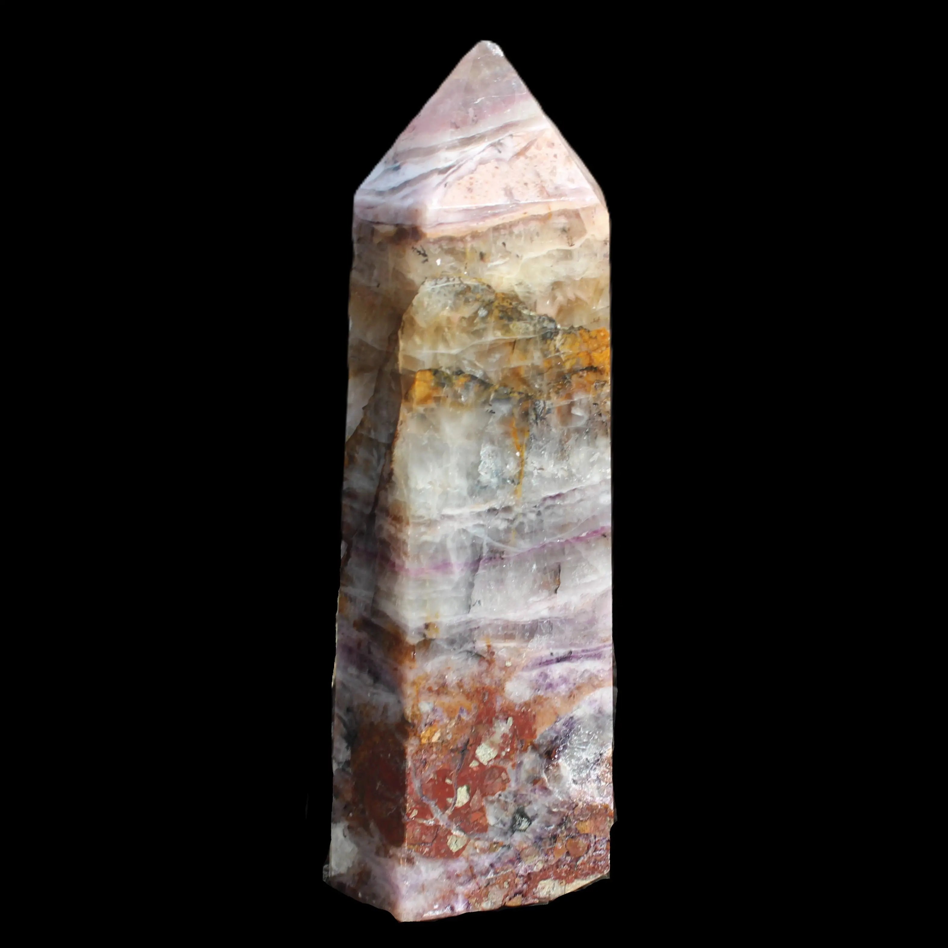 Fluorite obelisk 2450g in sunlight - Rocks and Things Store