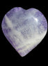 Fluorite purple haze heart 98g Rocks and Things