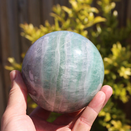 Fluorite sphere 1953g Rocks and Things