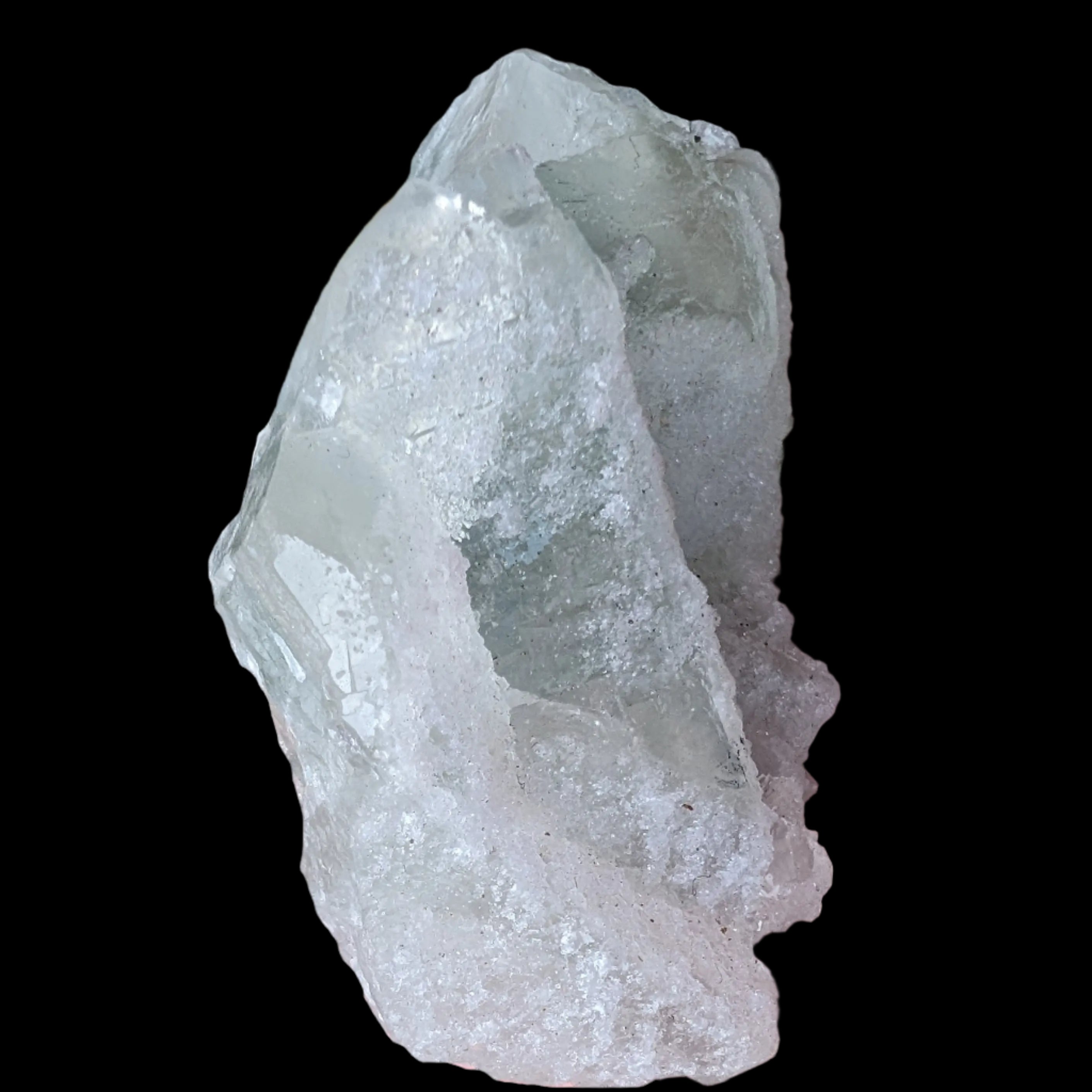 Fluorite translucent cubic cluster 112g  in sunlight - Rocks and Things Store