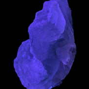 Fluorite translucent cubic cluster 112g in UV light- Rocks and Things Store